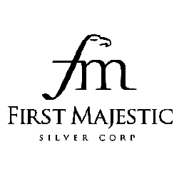 Logo First Majestic Silver Corp - Negro